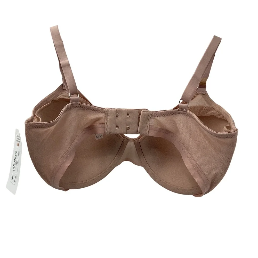 On Gossamer Champagne Half Cup Demi Gossamer Mesh Bra 34DD‎ G3362 New